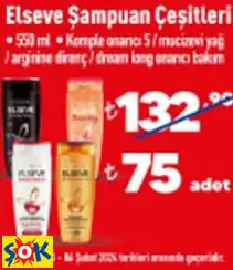 ELSEVE ŞAMPUAN ÇEŞİTLERİ